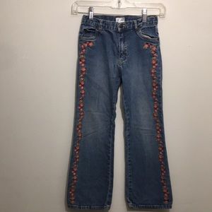 Girls The Children’s Place Flower Denim Jeans: Size 8